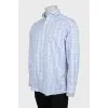 Men's plaid shirt with tag