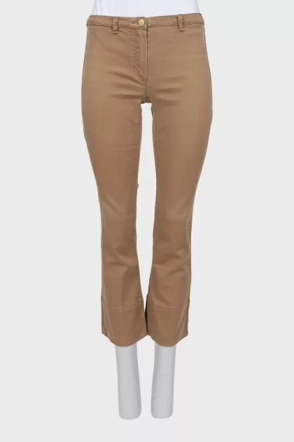 Brown high waist jeans