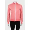 Sports jacket in branded print