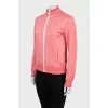 Sports jacket in branded print