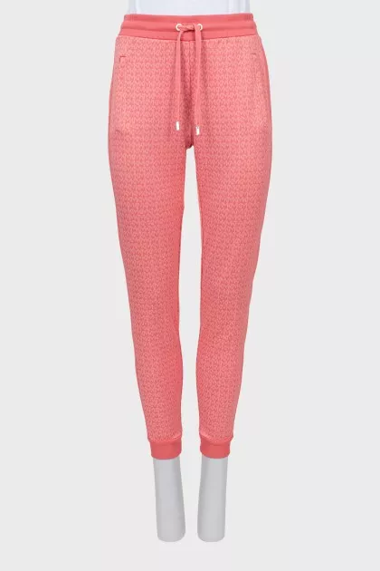 Sweatpants in signature print