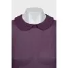 Transparent purple blouse