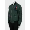 Relaxed bomber jacket with patches