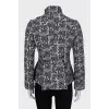 Double-breasted jacket with lurex