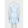 Fitted dress with beaded embroidery