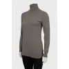 Brown cashmere golf