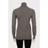 Brown cashmere golf