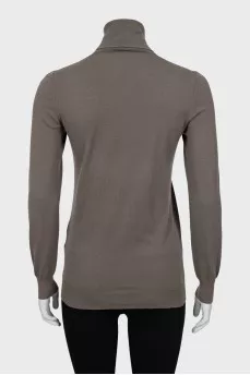Brown cashmere golf