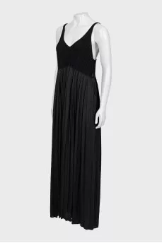 Maxi sundress with knitted top