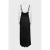 Maxi sundress with knitted top