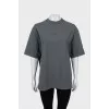 Gray oversized T-shirt