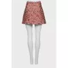 Mini skirt in floral print
