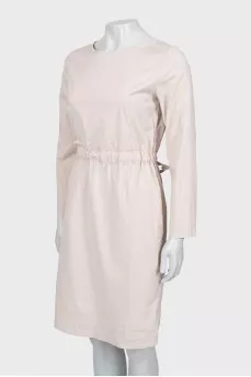 Tie back fitted dress