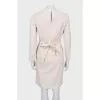 Tie back fitted dress