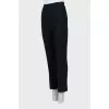Wool and silk trousers with arrows