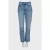 Light blue straight fit jeans
