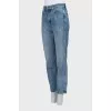 Light blue straight fit jeans
