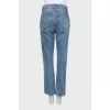 Light blue straight fit jeans
