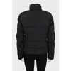 Quilted jacket with embroidered sleeves