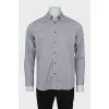 Men's geometric print shirt