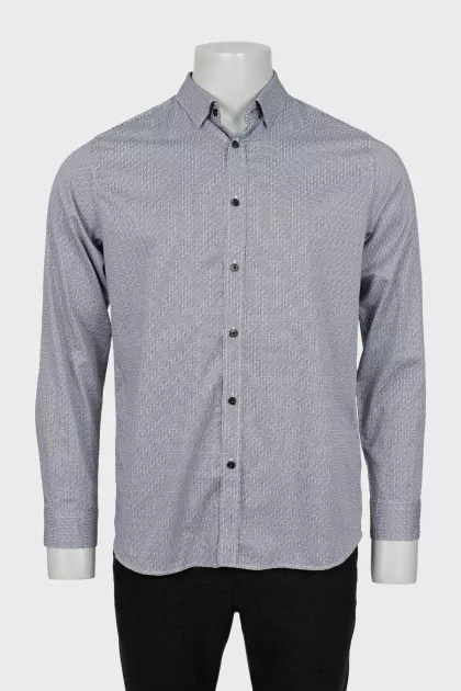 Men's geometric print shirt