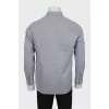 Men's geometric print shirt