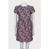 Slim fit dress in floral print