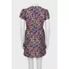 Slim fit dress in floral print