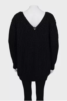 Oversized wool sweater