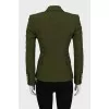 Fitted jacket with silver buttons