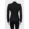 Wool jacket with silver buttons