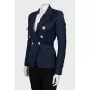 Blue fitted jacket
