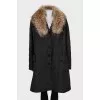 Fucking jacket with removable fur