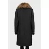 Fucking jacket with removable fur