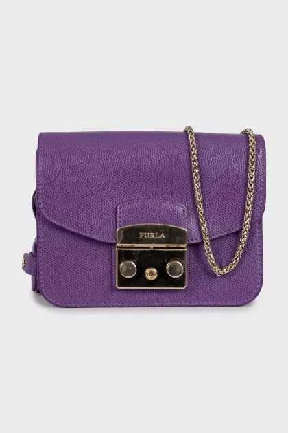 Metropolis Purple Crossbody Bag