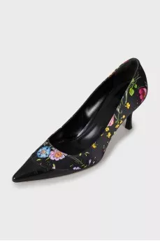 Floral stiletto heels