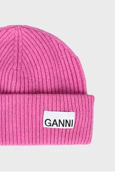 Pink hat with tag