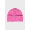 Pink hat with tag