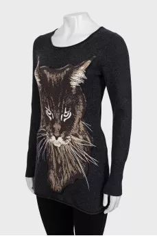 Silk and cashmere tunic