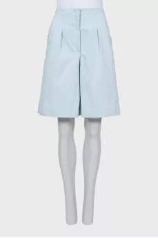 Blue high waisted shorts
