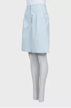 Blue high waisted shorts