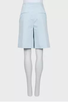 Blue high waisted shorts