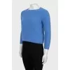 Blue cropped sweater