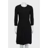 Black fitted dress