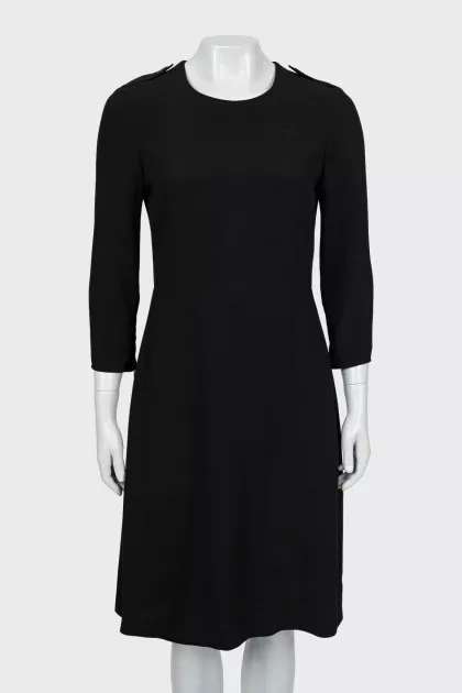 Black fitted dress