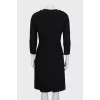 Black fitted dress