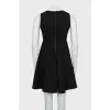 Sleeveless fitted black dress