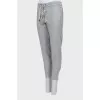 Gray tapered trousers
