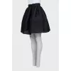 Black bell skirt
