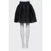 Black bell skirt
